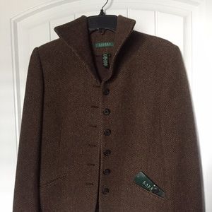 Jacket Ralph Lauren Brown Size 8